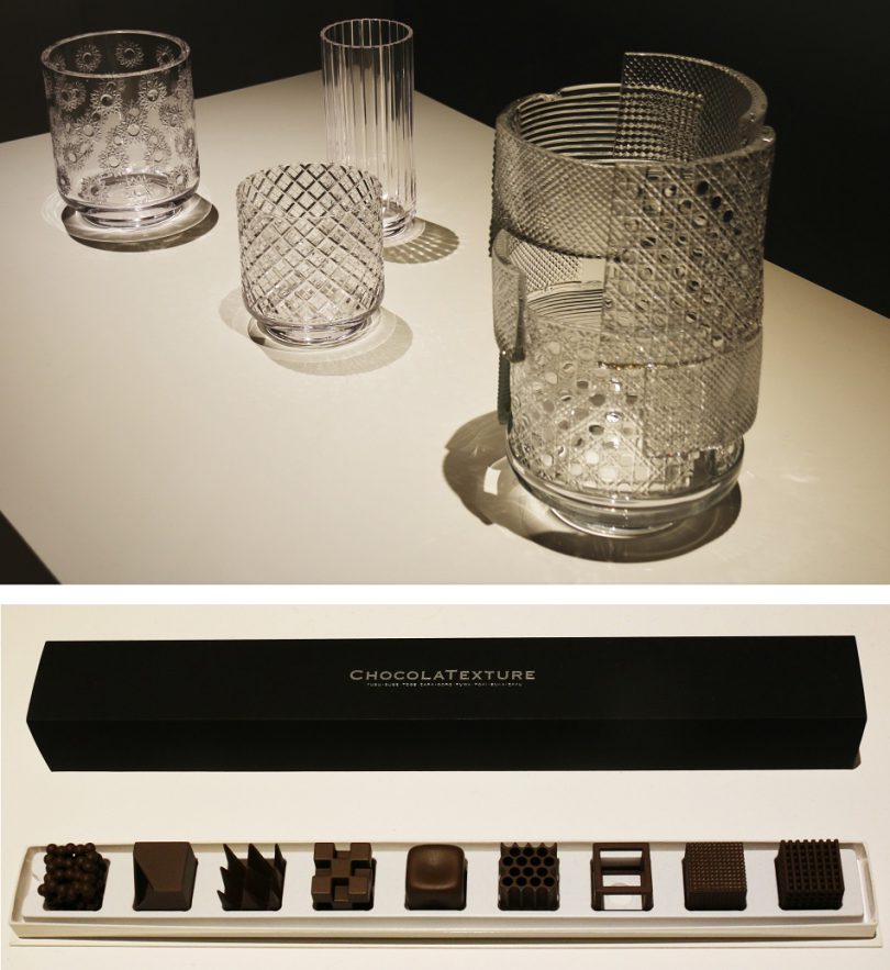 Nendo Glasobjekte & Schokolade/Glass Objects & Chocolate